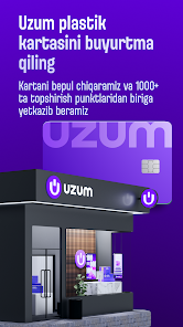UzumBank skrinshoti: Uzum plastik kartasini buyurtma qilish